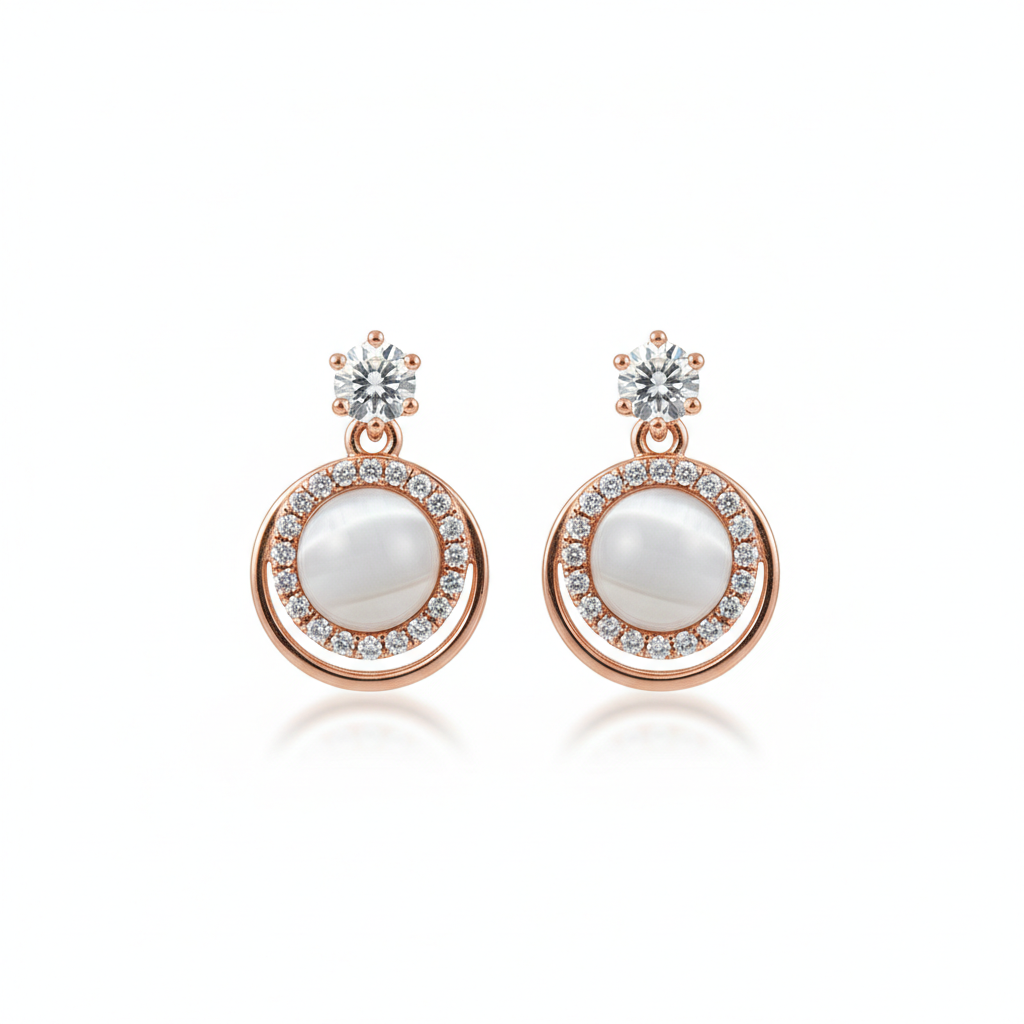 Rosé Halo Pearl Drops