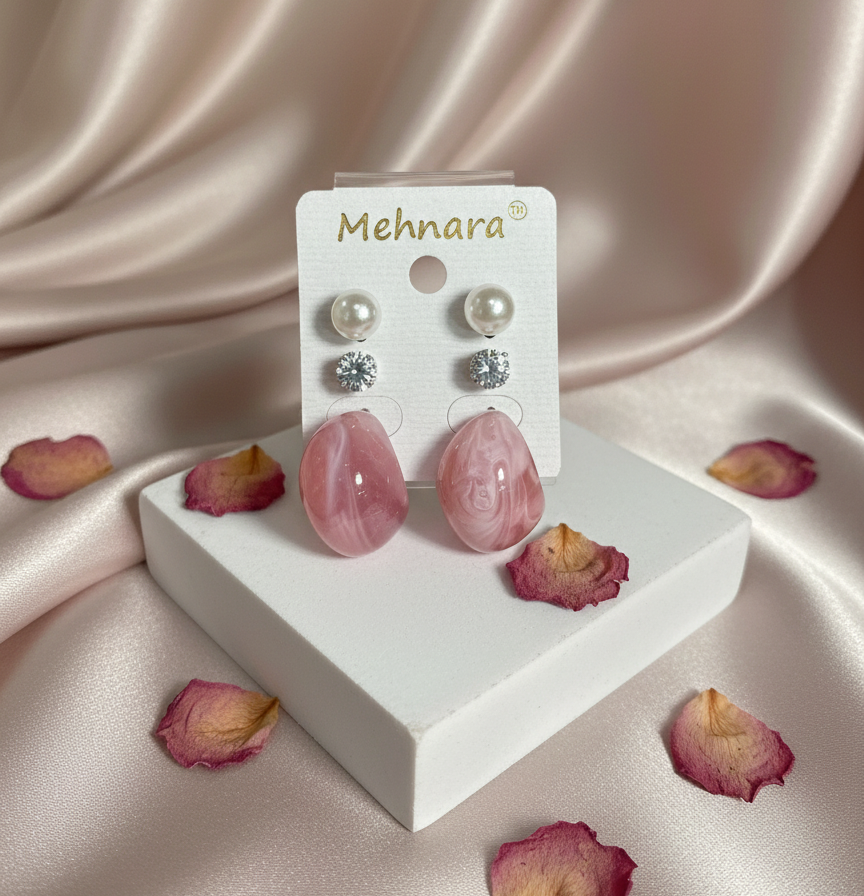 Midnight Pearl Elegance Trio Set