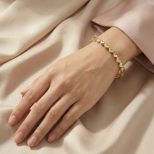 Aurora Zigzag Bangle