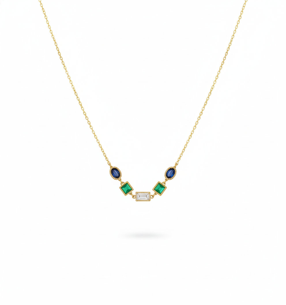 Royal Prism Gem Necklace
