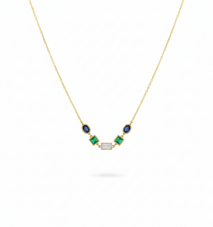 Royal Prism Gem Necklace