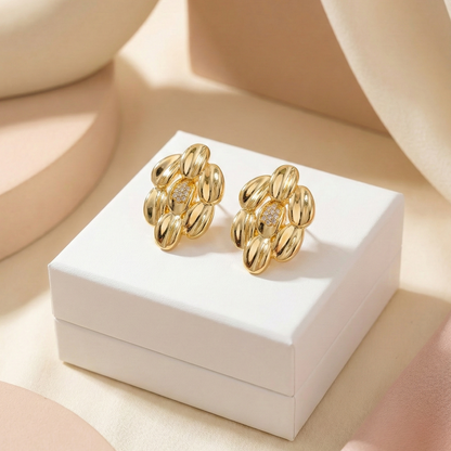 Gilded Blossom Luxe Studs