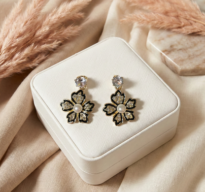 Midnight Bloom Pearl Drops