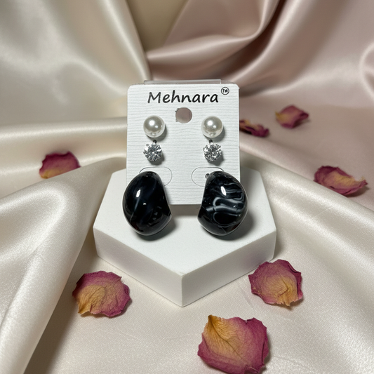 Midnight Pearl Elegance Trio Set