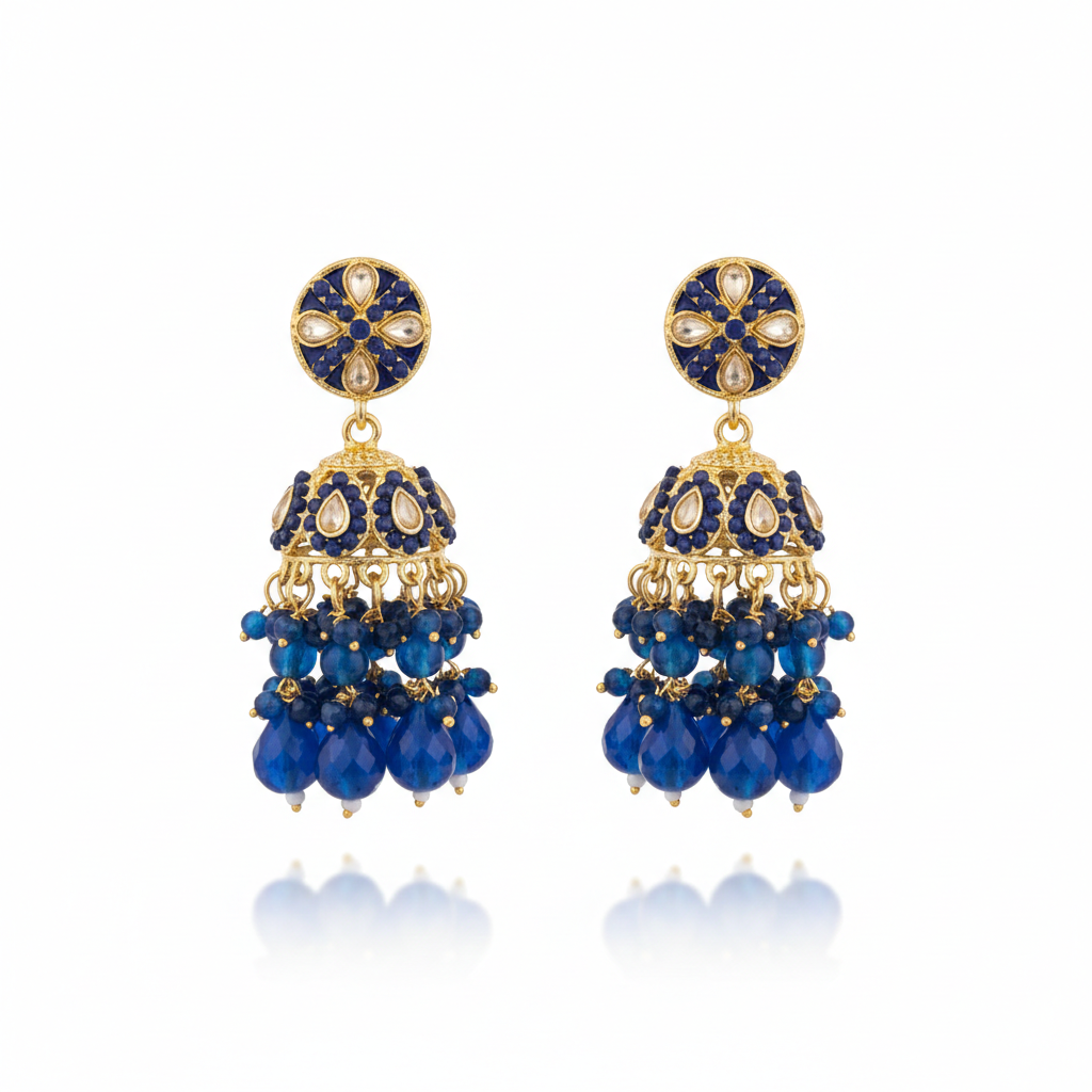 Neelam Royale Jhumkas