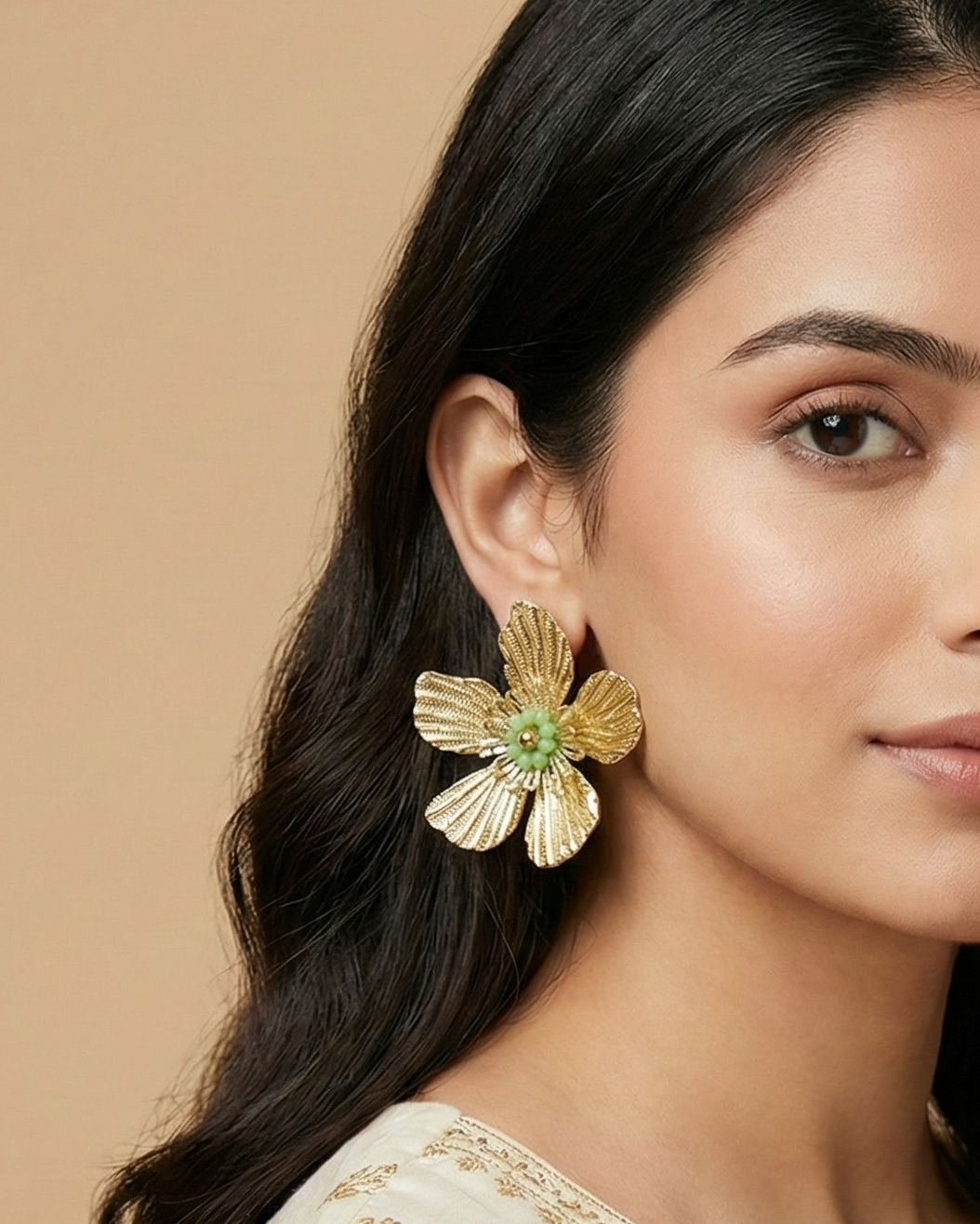 Bloom Gold Statement Studs