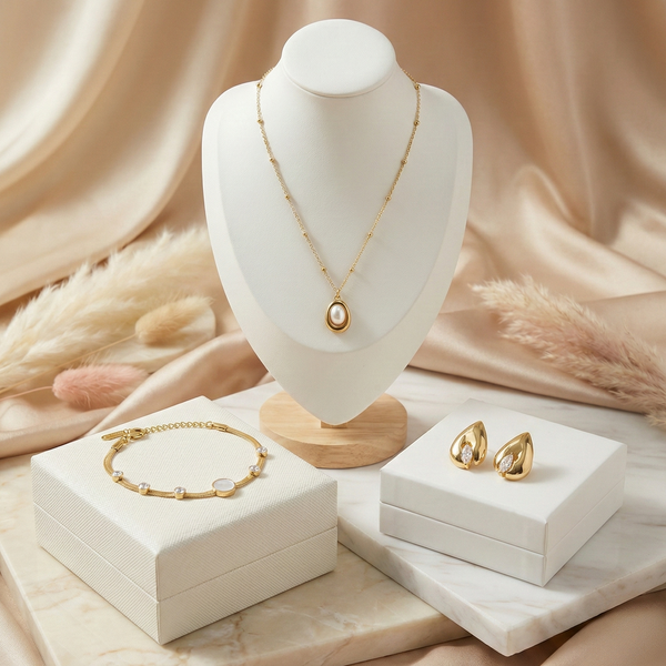 Korean Aurora Pearl Set