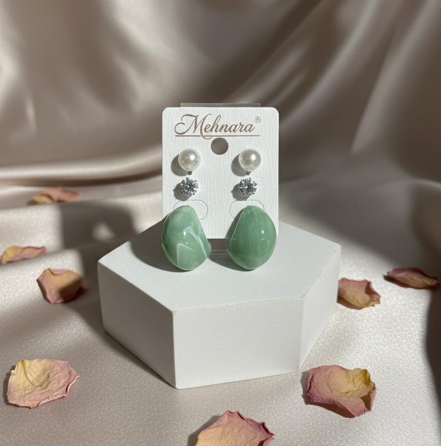 Midnight Pearl Elegance Trio Set