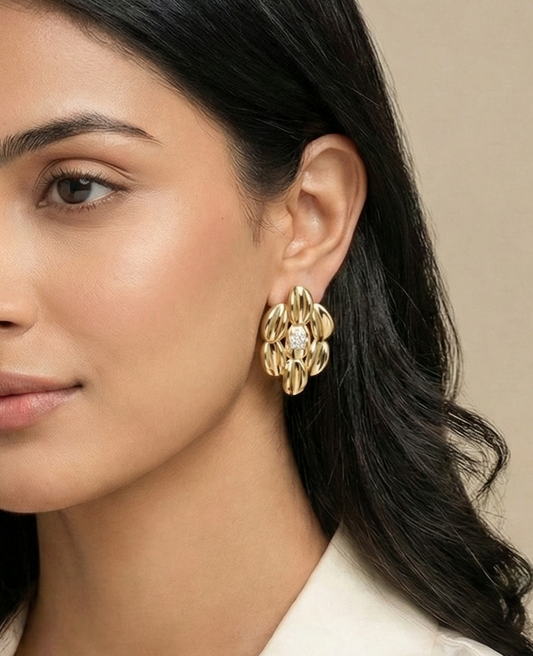 Gilded Blossom Luxe Studs
