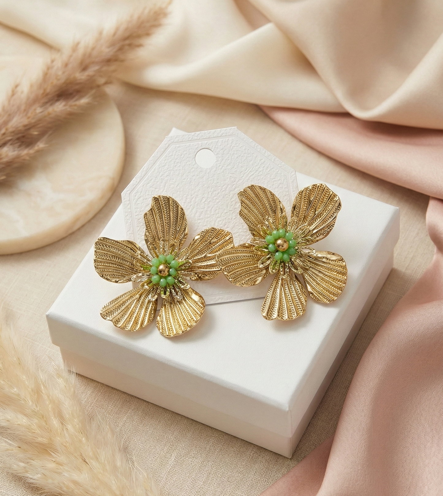 Bloom Gold Statement Studs