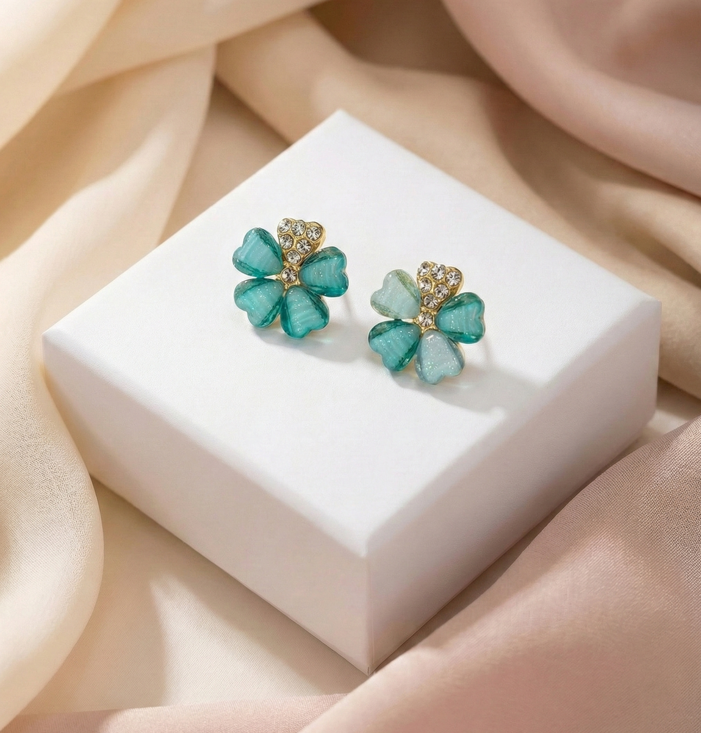 Blush Bloom Stud Earrings