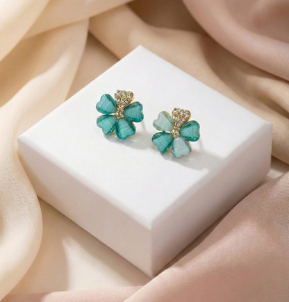 Blush Bloom Stud Earrings