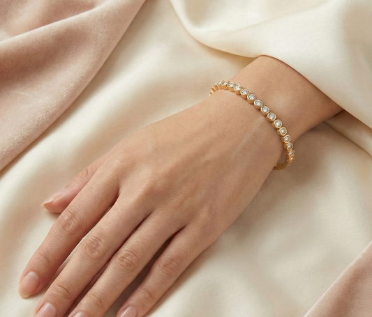 Eterna Crystal Tennis Bangle