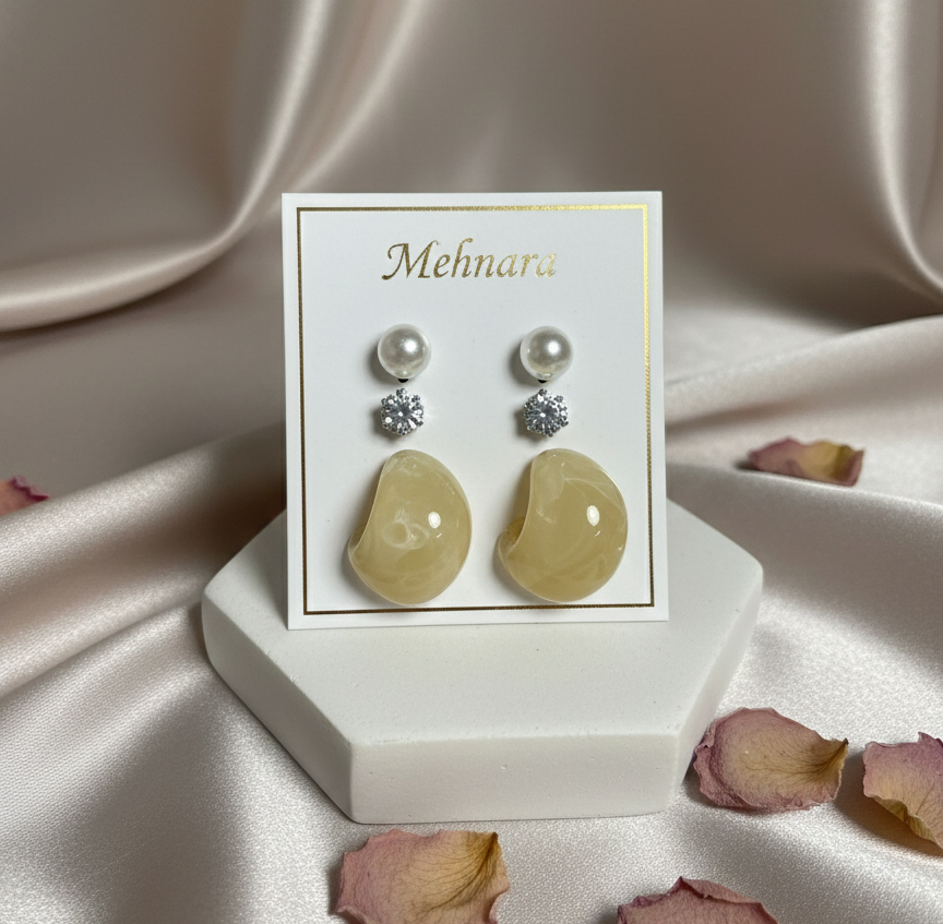 Midnight Pearl Elegance Trio Set